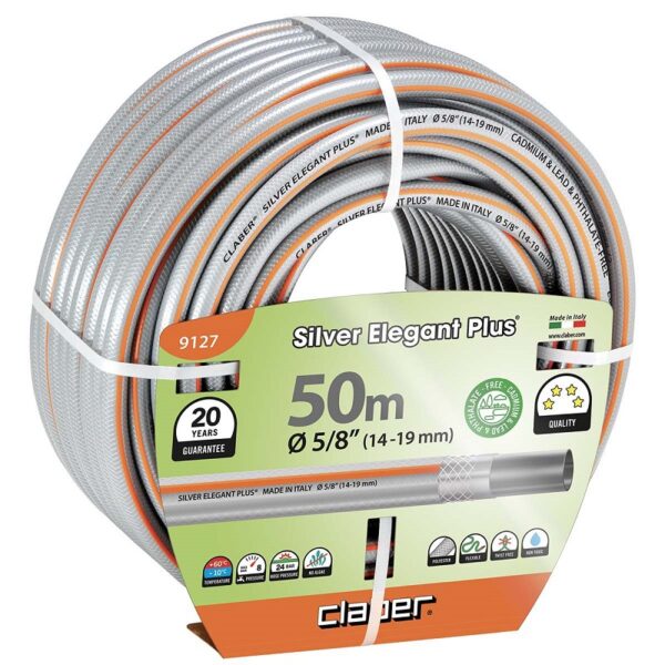 ΛΑΣΤΙΧΟ ΚΗΠΟΥ SILVER ELEGANT PLUS 5/8” 50M 9127 CLABER